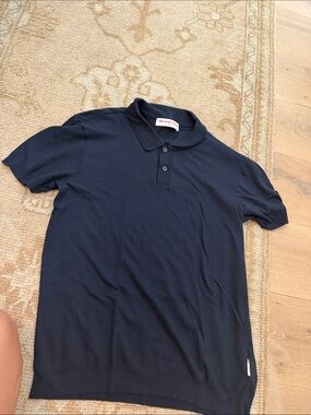 Orlebar Brown Dark Blue Short-Sleeve Polo